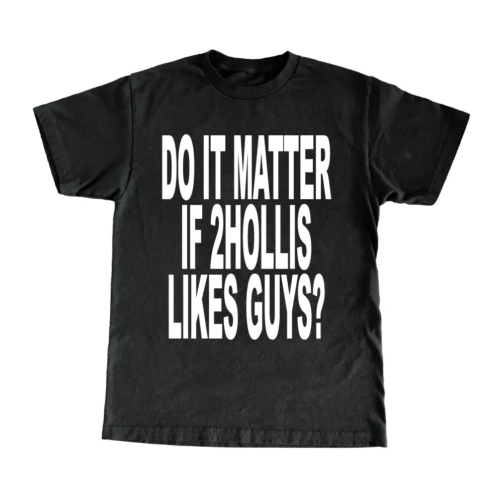 Do It Matter If 2hollis Likes Guys? T-Shirt