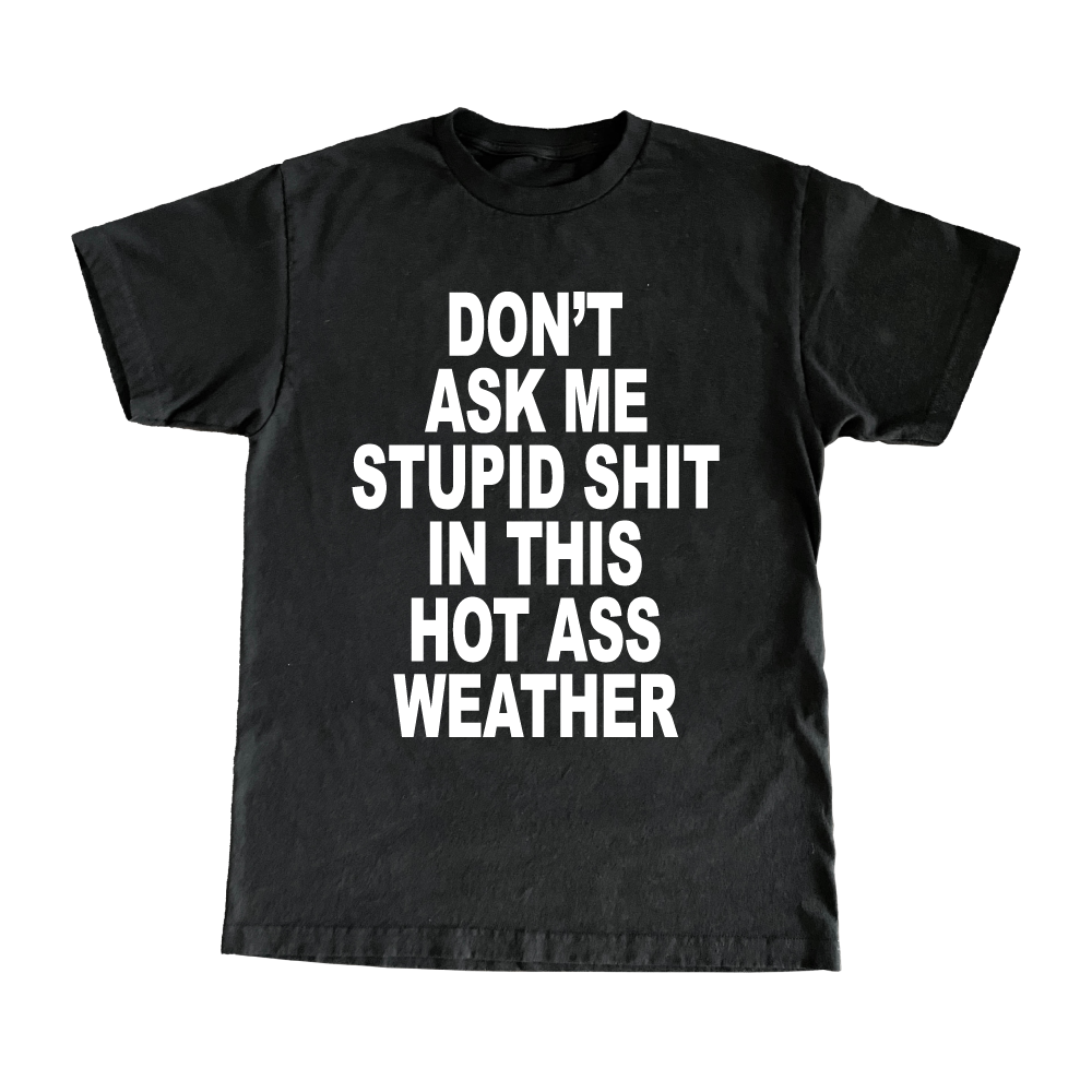 Don't Ask Me Stupid Shit In This Hot Ass Weather T-Shirt
