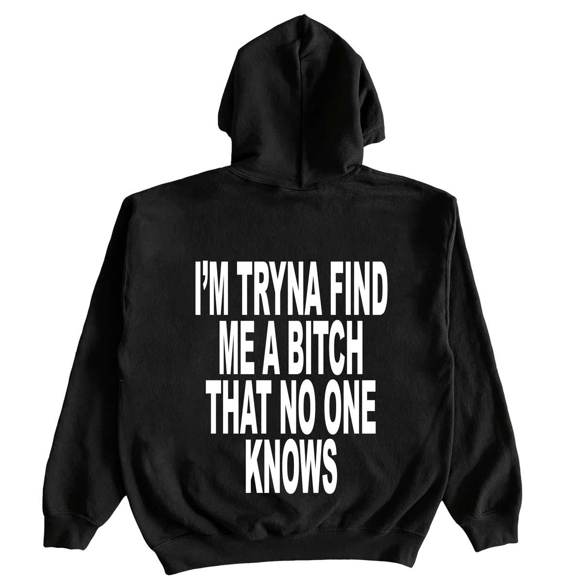 I’m Tryna Find Me A Bitch That No One Knows Hoodie